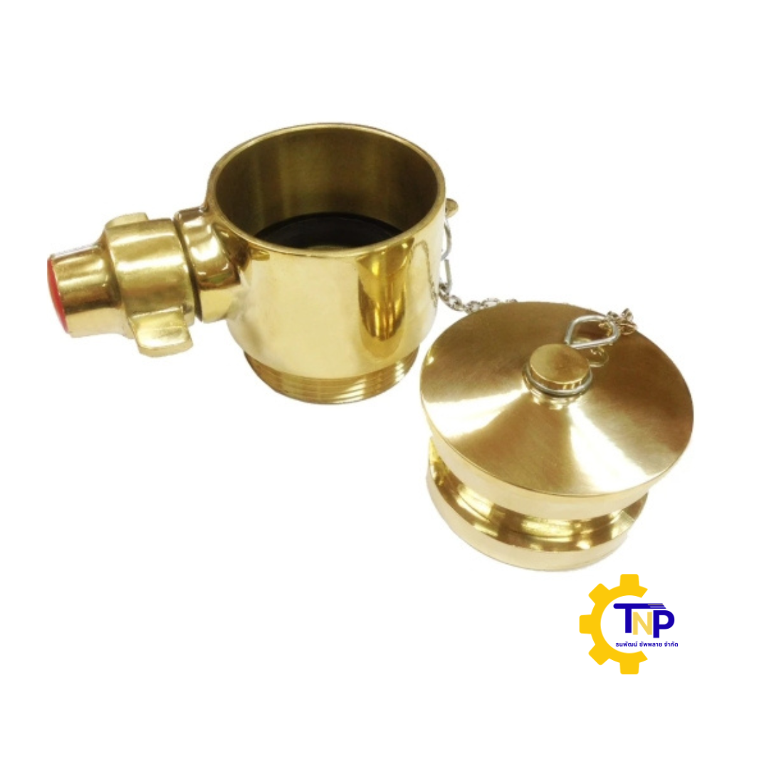 ข้อต่อสวมเร็วหัวจ่ายน้ำดับเพลิงขนาด 2.5"X 2.5" ( NPT) ชนิดทองเหลือง