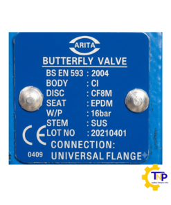 Alternative view of Arita Butterfly Valve  เหล็กหล่อ